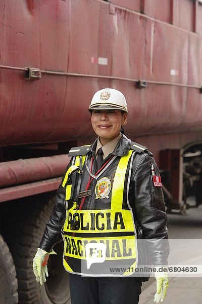 Female Police Officer  Lima  Peru