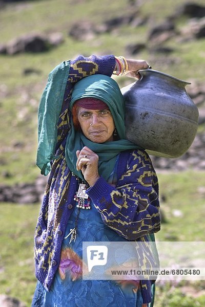 Woman Holding Jar