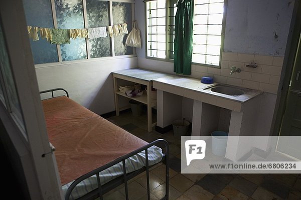 Spülbecken  Zimmer  Krankenhaus  Bett  Indien  Tamil Nadu