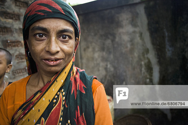 Frau  Kopftuch  Kleidung  Bangladesh