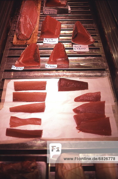 schneiden  Thunfisch  Gegenstand