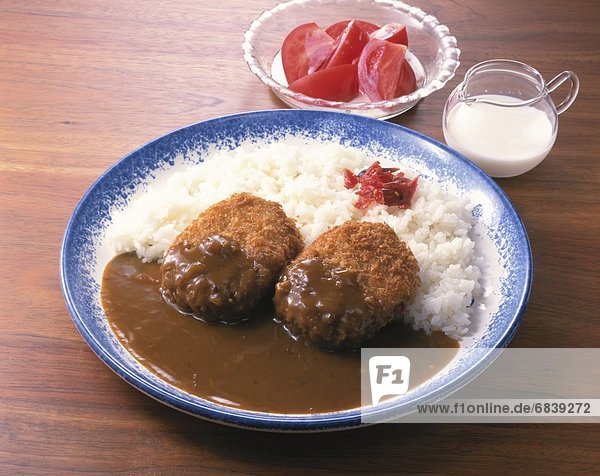 Croquette curry