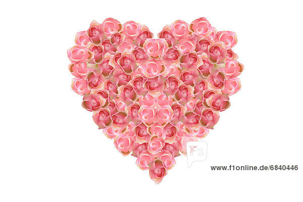 Roses in Heart Shape