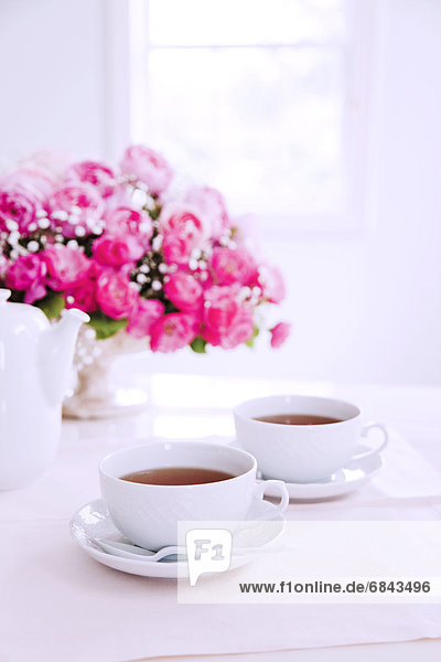 Pink Roses and Tea Cups