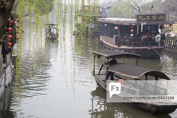 Boats on river  China