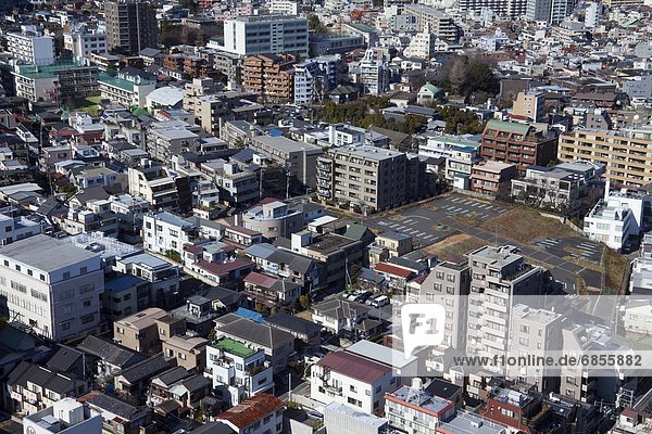 Aerial view of Bunkyo Ward