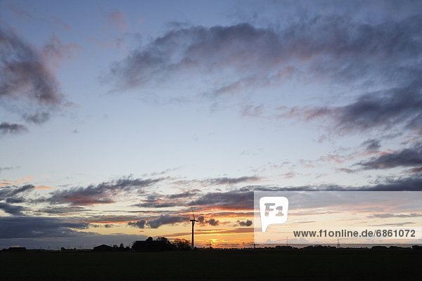 Ländliches Motiv ländliche Motive Europa Schönheit Sonnenuntergang über Zimmer Niederlande