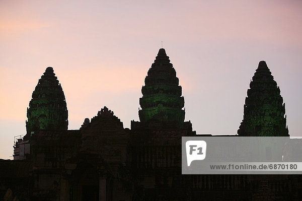 Sonnenuntergang  Angkor