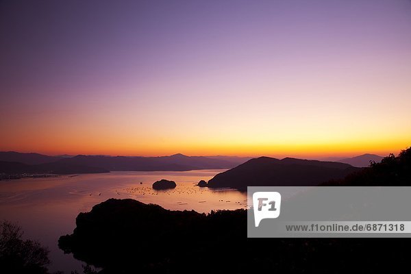 Sonnenuntergang über dem Meer