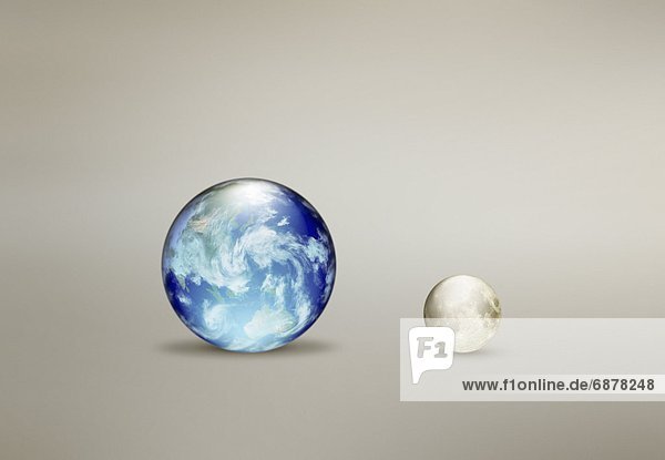 Erde  Mond