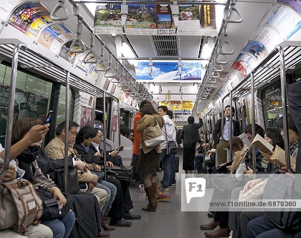 Hektik  Druck  hektisch  Tokyo  Hauptstadt  verpacken  Fuhrwerk  Metro  Stunde  Asien  Japan