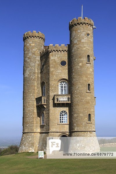 Broadway tower  Cotswolds  Worcestershire  England  United Kingdom  Europe