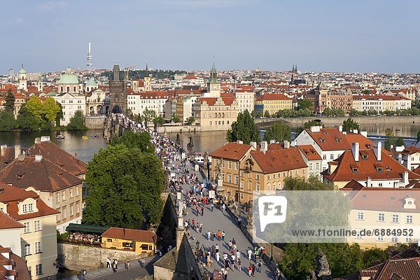 Prag  Hauptstadt  Europa  Tschechische Republik  Tschechien  UNESCO-Welterbe  Karlsbrücke