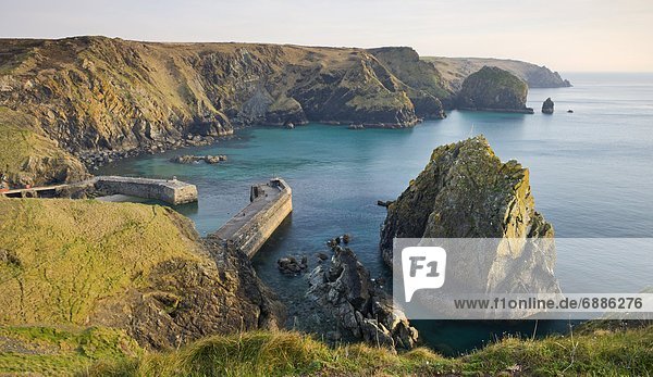 Hafen Europa Großbritannien Gewölbe Cornwall England