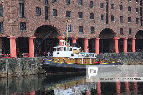 Europa  Großbritannien  Dock  UNESCO-Welterbe  England  Liverpool  Merseyside
