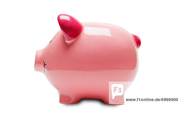 Pink piggy bank