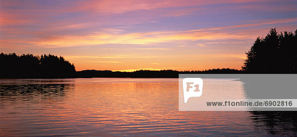 Sonnenuntergang  Insel  Pazifischer Ozean  Pazifik  Stiller Ozean  Großer Ozean  britisch  Kanada  Vancouver