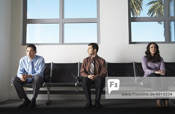 Business People in Waiting Area