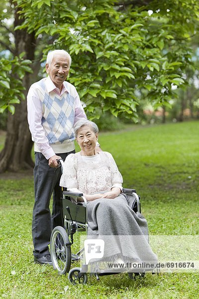 Senior Couple in Park