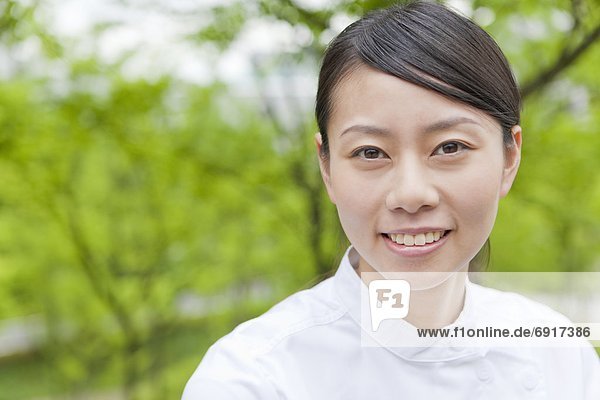 Portrait of nurse  Kanagawa Prefecture  Honshu  Japan