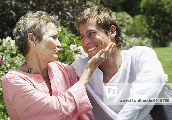 Portrait of Mother and Son