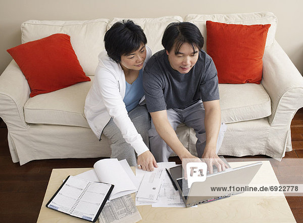 Couple Working at Home