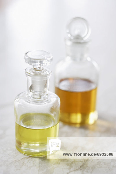 Flaschen von Olivenöl