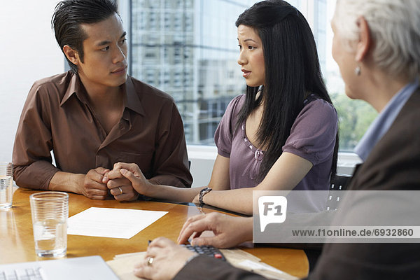 Couple Meeting with Financial Advisor
