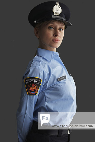 Porträt von Polizeibeamten