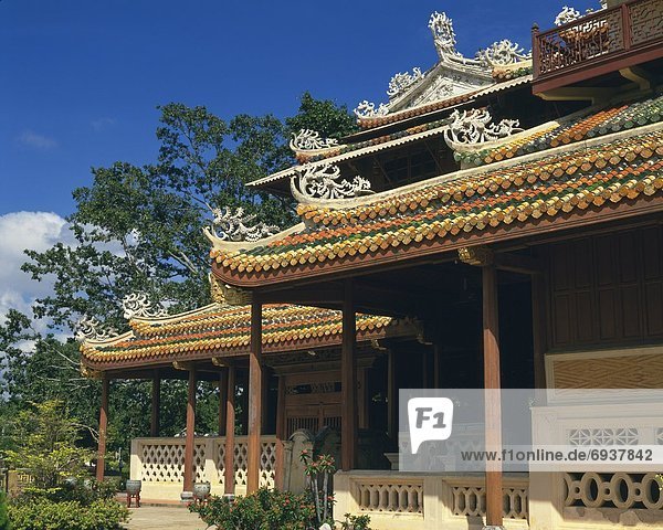 Außenaufnahme  verziert  Palast  Schloß  Schlösser  Ayuthaya  thailändisch  Thailand