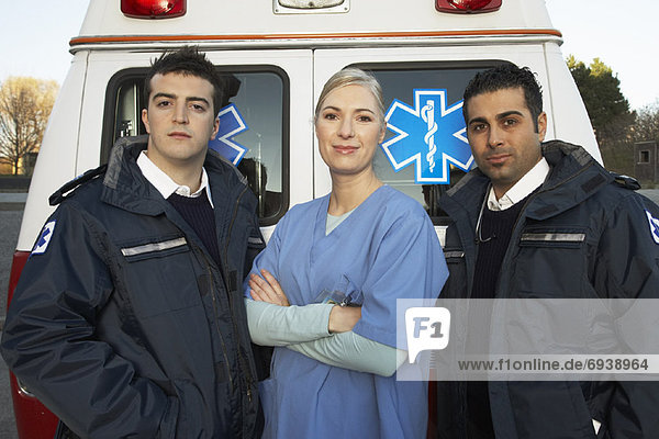 Portrait of Paramedics and Doctor