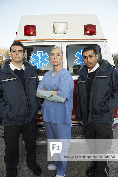 Portrait of Paramedics and Doctor