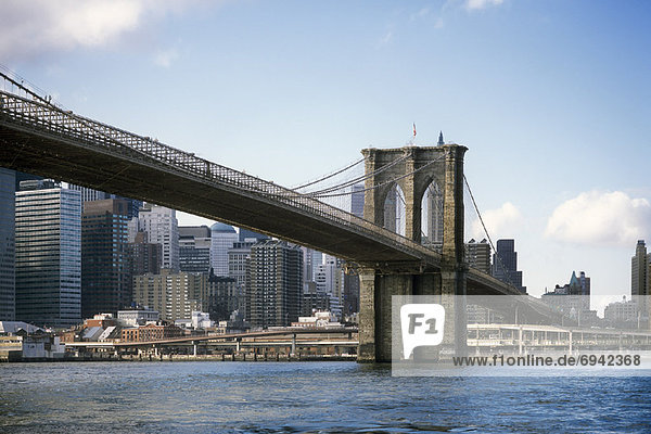 Brooklyn Bridge  New York City  New York  USA
