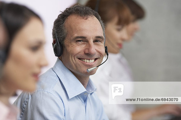 Businessman with Headset