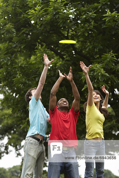 People Playing Frisbee