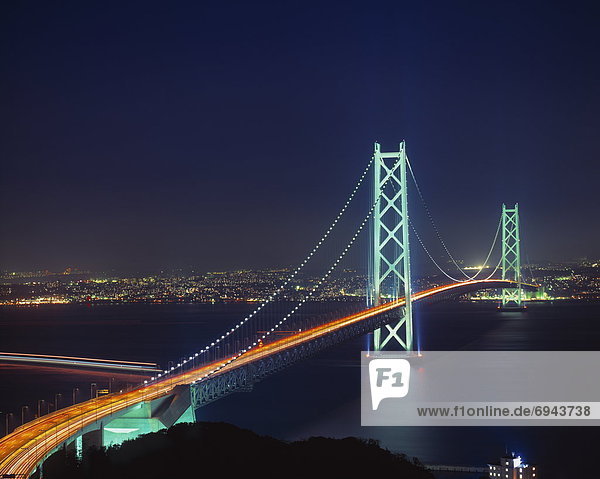 Akashi Kaikyo Bridge  Hyogo Prefecture  Japan