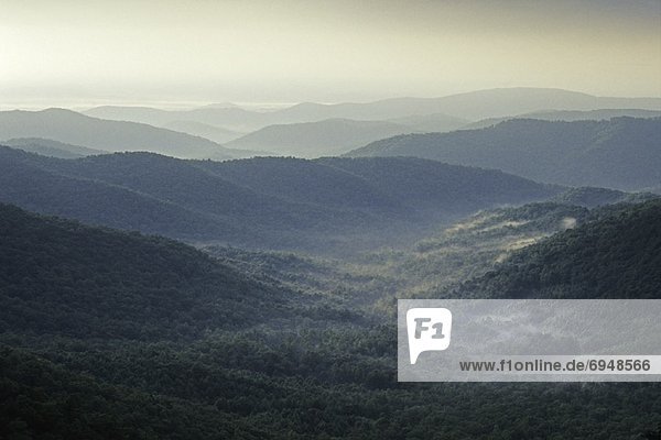 Vereinigte Staaten von Amerika  USA  Landschaftlich schön  landschaftlich reizvoll  Blue Ridge Gebirge  North Carolina