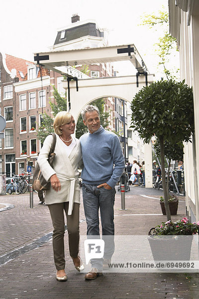 Couple Outdoors  Amsterdam  Netherlands