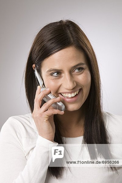 Woman with Cellular Phone