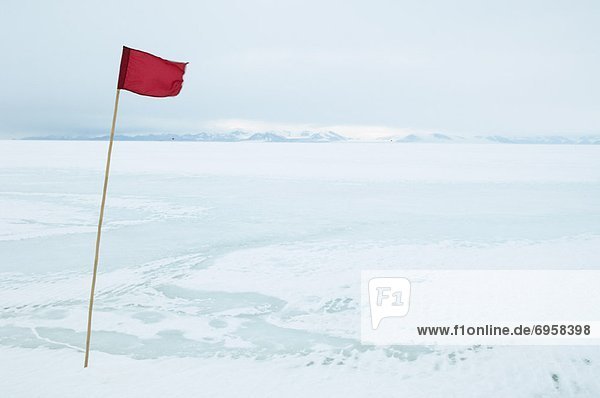 Eis  Fahne  Regal  Antarktis