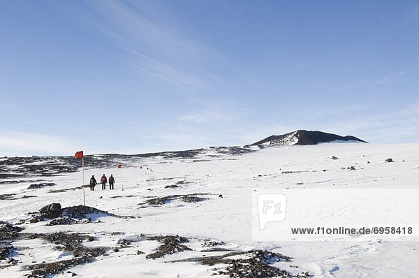 Felsbrocken  Mensch  Menschen  Palast  Schloß  Schlösser  wandern  Antarktis