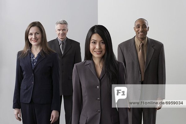 Gruppenporträt der Geschäftsleute