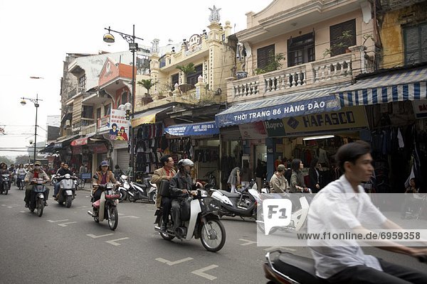 Street Scene  Hanoi  Vietnam