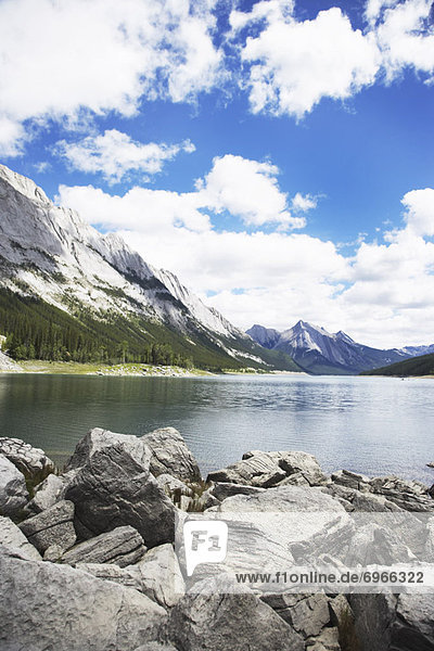 Medicine Lake  Jasper National Park  Alberta  Canada