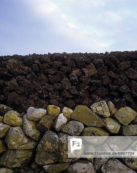 Close-Up Of A Stone Wall  Republic Of Ireland