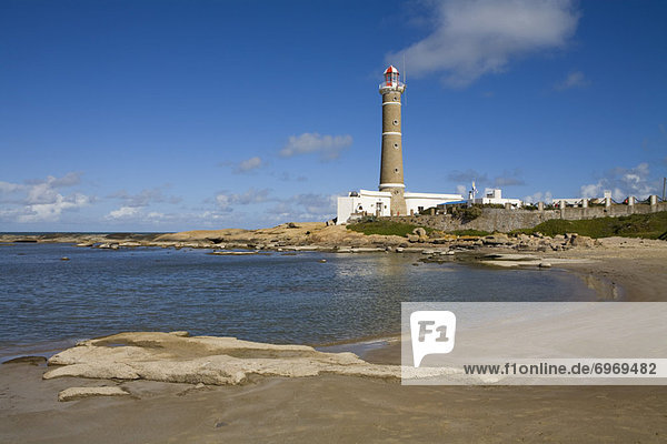 Lighthouse on beach  Jose Ignacio Uruguay