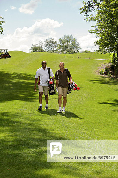 Mann  gehen  Golfsport  Golf  Kanada  Kurs  Ontario