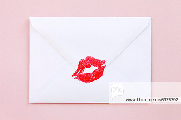 küssen  Briefumschlag  geschlossen