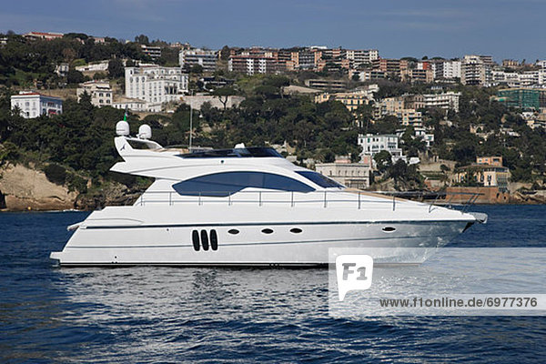 Ansicht Seitenansicht Abakus Italien Motorboot Neapel