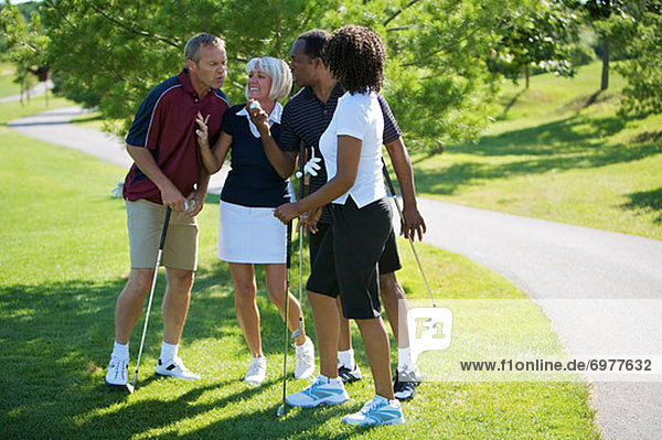Golfsport  Golf  unterhalten  Kurs